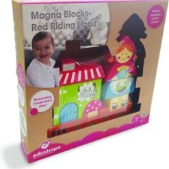 Edushape Magnetische Blokken Roodkapje - 10-delig -Goedkope Blokken Winkel 550x569 10