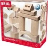 BRIO Blokkenset Naturel 50 Stuks - 30113
