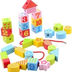 Jouéco - Blokken Rijgset In Bewaardoos -Goedkope Blokken Winkel 550x570 4