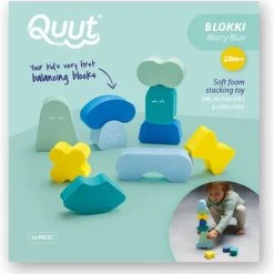 Quut - Blokki - Mint Blauw - Balans Blokken