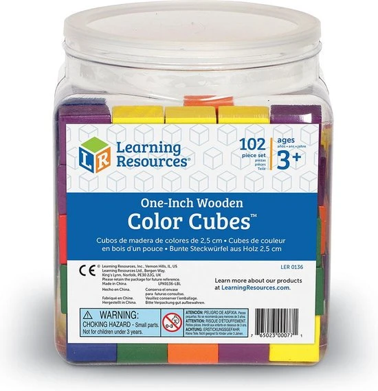Learning Resources Gekleurde Kubussen 7 Learning Resources Gekleurde Kubussen - Afbeelding 5