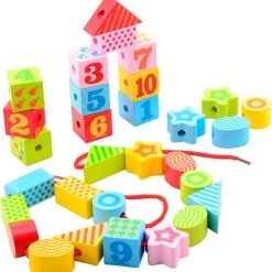 Jouéco - Blokken Rijgset In Bewaardoos -Goedkope Blokken Winkel 550x571 7