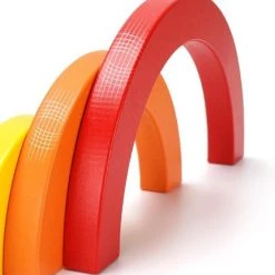 ZaciaToys Houten Stapelaar Regenboog - Educatief Stapelboog Blokken - Educatief Speelgoed Kinderen -Goedkope Blokken Winkel 550x573 7