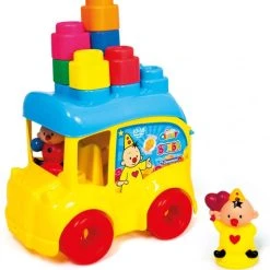 Clementoni Soft Clemmy - Bumba Schoolbus - Bumba Speelgoed - Stapelblokken - Baby Blokken - 1-3 Jaar