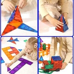 Fyse Magnetische Bouwtegels Voor Kinderen 60 Stuks, Magnetische Blokkenset Constructie STEM-magneten Speelgoed Voor Kinderen -Goedkope Blokken Winkel 550x576 1
