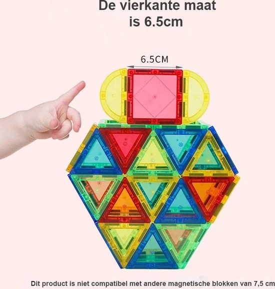 Fyse Magnetisch Speelgoed - Voordeelset 40 Stuks - Magnetische Bouwstenen - Veilig Voor Kinderen - Magna Tiles - Magnetisch Speelgoed - Stimuleer Creativiteit - Bouwset Met Magnetische Blokken 5 Fyse Magnetisch Speelgoed - Voordeelset 40 Stuks - Magnetische Bouwstenen - Veilig Voor Kinderen - Magna Tiles - Magnetisch Speelgoed - Stimuleer Creativiteit - Bouwset Met Magnetische Blokken - Afbeelding 3