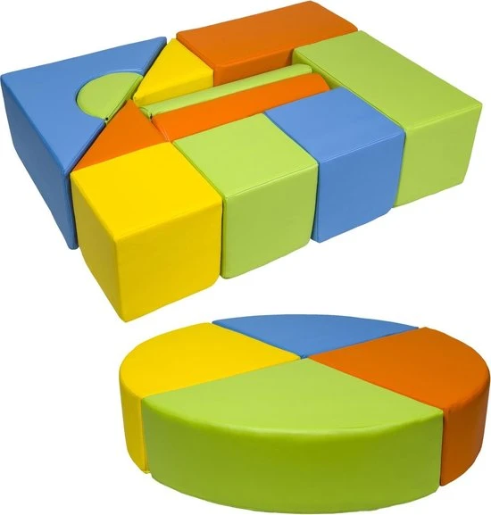 Merkloos Bouwblokken Xxl Voor Kinderen - 15 Stuks 3 Merkloos Bouwblokken Xxl Voor Kinderen - 15 Stuks