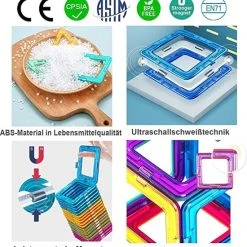 Fyse Magnetische Bouwstenen Set Voor Kinderen 120 Stuks, Magnetische Tegels Constructie STEM Magneten Speelgoed Kinderen 10 Fyse Magnetische Bouwstenen Set Voor Kinderen 120 Stuks, Magnetische Tegels Constructie STEM Magneten Speelgoed Kinderen -Goedkope Blokken Winkel 550x578 5