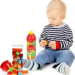 DEDE Multi Blokken Met Potlood Figuur (42 Pstk) 27 DEDE Multi Blokken Met Potlood Figuur (42 Pstk) -Goedkope Blokken Winkel 550x580