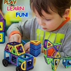 Fyse Magnetische Bouwstenen Set Voor Kinderen 160 Stuks, Magnetische Tegels Constructie STEM Magneten Speelgoed Kinderen -Goedkope Blokken Winkel 550x582 2