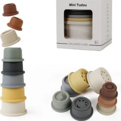 Mini Tudou - Stapeltoren - Silicone - Set Van 8 - Figuren - Getallen – Kleuren -Goedkope Blokken Winkel 550x584 2