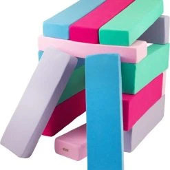 Viking Choice Foam Blokken Kinderen - 15 Delig - XXL Bouwblokken - Blauw, Roze, Paars, Mint -Goedkope Blokken Winkel 550x584 5