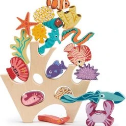 Tenderleaftoys Tender Leaf Toys Stapeltoren Koraalrif 27 X 25 Cm Hout 19-delig