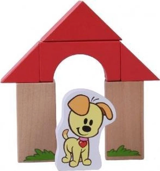 Rubo Toys Houten Blokken Woezel En Pip 4,5 Cm 50-delig 7 Rubo Toys Houten Blokken Woezel En Pip 4,5 Cm 50-delig - Afbeelding 5