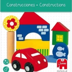 Goula Houten Blokken Met Auto - 26 Stuks -Goedkope Blokken Winkel 550x590 3