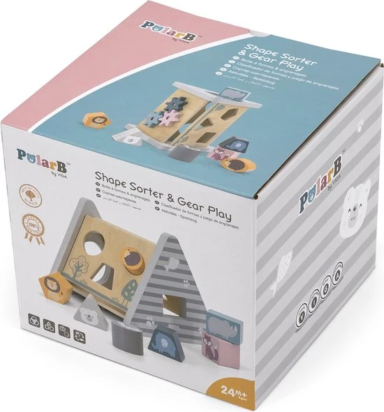 PolarB By ViGa - Vormenstoof - Motoriek Oefenen - Hout - 162x160x140mm 7 PolarB By ViGa - Vormenstoof - Motoriek Oefenen - Hout - 162x160x140mm - Afbeelding 5