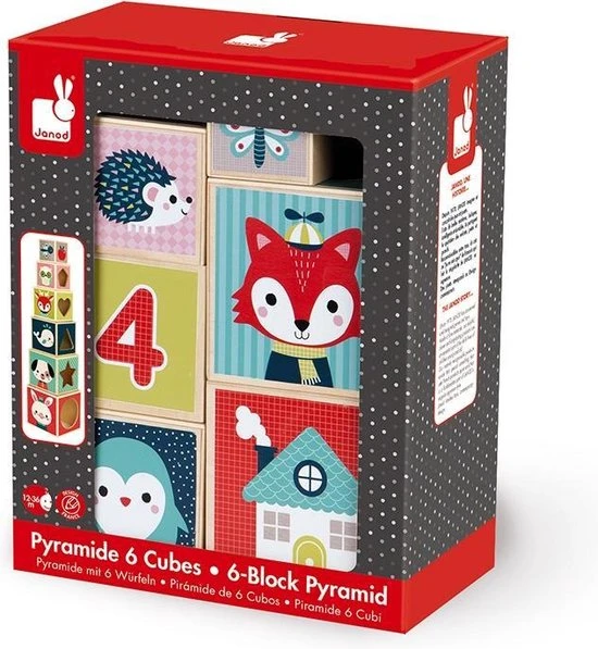 Janod Stapeltoren Blokken 11 Janod Stapeltoren Blokken - Afbeelding 9