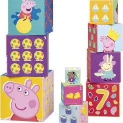 Bambolino Toys - Peppa Pig Stapelkubus - Stapelvormen