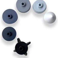 Merkloos Major Products Siliconen Stapelrakket Blauw - Siliconen Speelgoed - Peuterspeelgoed - Kinderspeelgoed - Baby Speelgoed - Kindvriendelijke Silicone -Goedkope Blokken Winkel 550x598 3