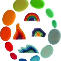 Grimm's Houten Pebbles Vuur -Goedkope Blokken Winkel 550x601