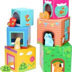 Legler Stapel Kubussen Met Huisdieren - Multi Kleuren - Houten Speelgoed Vanaf 1 Jaar 23 Legler Stapel Kubussen Met Huisdieren - Multi Kleuren - Houten Speelgoed Vanaf 1 Jaar -Goedkope Blokken Winkel 550x602 2