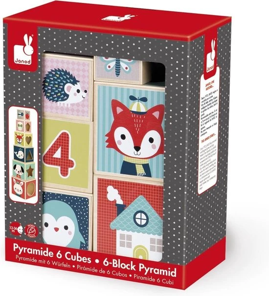 Janod Stapeltoren Blokken 13 Janod Stapeltoren Blokken - Afbeelding 11