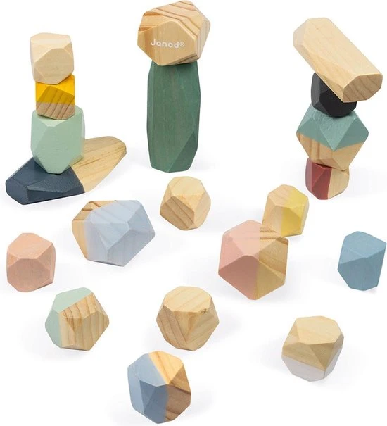 Janod Sweet Cocoon - Stapelstenen 5 Janod Sweet Cocoon - Stapelstenen - Afbeelding 3