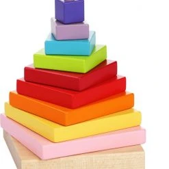 Imaginarium Houten Stapeltoren - Ecologische Oorsprong - Veilig En Duurzaam