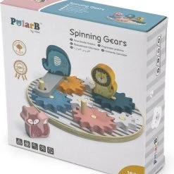 PolarB - Houten Tandwielenspel - Houten Speelgoed Vanaf 18+ Maanden -Goedkope Blokken Winkel 550x617