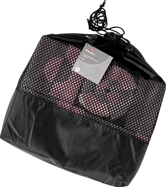BabyDan Foam Blokken 75 Stuks In Draagtas Spring Roze 8 BabyDan Foam Blokken 75 Stuks In Draagtas Spring Roze - Afbeelding 6