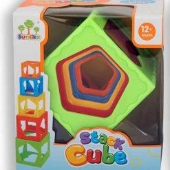 Jonotoys Stapeltoren Stack Cube 5-delig -Goedkope Blokken Winkel 550x626