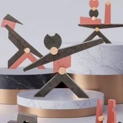 Merkloos Balancerende Blokken - Hout - 38 Onderdelen - Stapelblokken -Goedkope Blokken Winkel 550x640 4