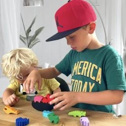 Social Trend Shop HOUTEN BLOKKEN - DIEREN BALANS SPEL - DUURZAAM SPEELGOED - BOUWSTENEN - DINO - DINOSAURUS - EDUCATIEF SPEELGOED - BOUWBLOKKEN - STAPELSPEL -Goedkope Blokken Winkel 550x649