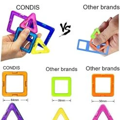 Fyse Magnetische Bouwstenen 95Pcs Magnetische Bouwblokken Magneet Speelgoed Magnetisch Speelgoed Constructie Magneten Blokken Bouwen Bouwset Blocks Cadeau Voor Kinderen -Goedkope Blokken Winkel 550x650 1