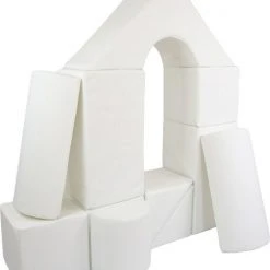 Viking Choice Schuimblokken Speelgoed - 11 Delig - XXL Bouwblokken - Wit