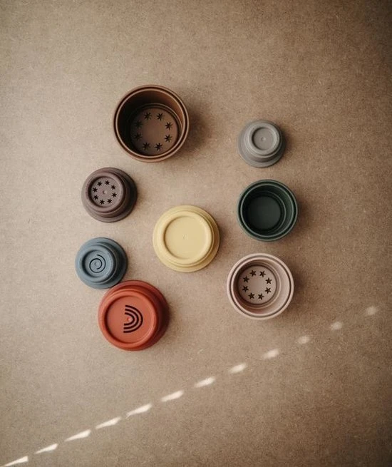 Mushie - Stapeltoren - Stapeltorens - Retro 4 Mushie - Stapeltoren - Stapeltorens - Retro - Afbeelding 2