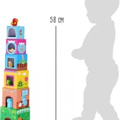 Legler Stapel Kubussen Met Huisdieren - Multi Kleuren - Houten Speelgoed Vanaf 1 Jaar 25 Legler Stapel Kubussen Met Huisdieren - Multi Kleuren - Houten Speelgoed Vanaf 1 Jaar -Goedkope Blokken Winkel 550x664 2