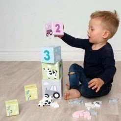 Jabadabado Stapeltoren - Boerderijdieren - Pastel -Goedkope Blokken Winkel 550x675 4