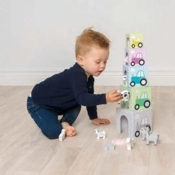 Jabadabado Stapeltoren - Boerderijdieren - Pastel -Goedkope Blokken Winkel 550x675 5