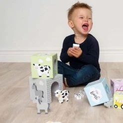 Jabadabado Stapeltoren - Boerderijdieren - Pastel -Goedkope Blokken Winkel 550x688 1