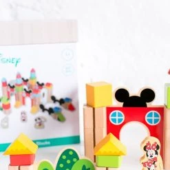 Disney Blokkenset Mickey Mouse Junior Hout 60-delig -Goedkope Blokken Winkel 550x690 1
