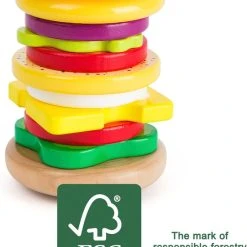 Small Foot Company Stapel Hamburger (10 Lagen) - FSC - Houten Speelgoed Vanaf 1,5 Jaar 15 Small Foot Company Stapel Hamburger (10 Lagen) - FSC - Houten Speelgoed Vanaf 1,5 Jaar -Goedkope Blokken Winkel 550x699 2