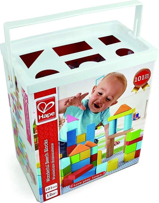 Hape Wonderful Beech Blocks - 101 Pcs 5 Hape Wonderful Beech Blocks - 101 Pcs - Afbeelding 3