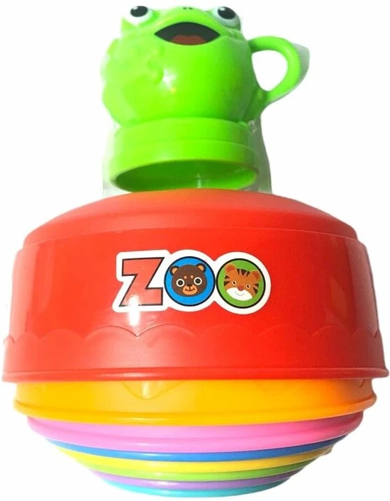 Merkloos Stapeltoren Baby Speelgoed - Met Cijfers + Kikkertje - Kleurrijke Stapelbekers - Educatief Speelgoed 15 Merkloos Stapeltoren Baby Speelgoed - Met Cijfers + Kikkertje - Kleurrijke Stapelbekers - Educatief Speelgoed - Afbeelding 13