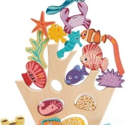 Tenderleaftoys Tender Leaf Toys Stapeltoren Koraalrif 27 X 25 Cm Hout 19-delig -Goedkope Blokken Winkel 550x722