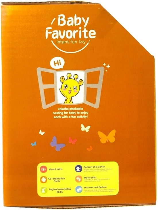 Merkloos Stapeltoren Baby Speelgoed - Met Cijfers + Kikkertje - Kleurrijke Stapelbekers - Educatief Speelgoed 9 Merkloos Stapeltoren Baby Speelgoed - Met Cijfers + Kikkertje - Kleurrijke Stapelbekers - Educatief Speelgoed - Afbeelding 7