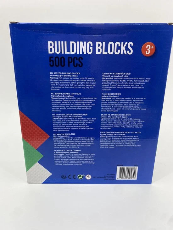 Merkloos Lego Bouwblokken - 500 Stuks - Grootverpakking - Standaard Bouwstenen - Knutselen. Let Op! Nu Met Blauwe Zweetbandjes Van Het Merk Cube, Zie Foto! 8 Merkloos Lego Bouwblokken - 500 Stuks - Grootverpakking - Standaard Bouwstenen - Knutselen. Let Op! Nu Met Blauwe Zweetbandjes Van Het Merk Cube, Zie Foto! - Afbeelding 6