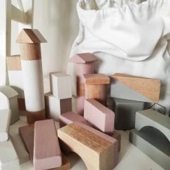 Toys Again.nl - 27 Stuks - Houten Blokken - Inclusief Zak - Baby - Kind - Bouwen - Stapelen -Goedkope Blokken Winkel 550x734 12
