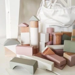 Toys Again.nl - 27 Stuks - Houten Blokken - Inclusief Zak - Baby - Kind - Bouwen - Stapelen -Goedkope Blokken Winkel 550x734 14