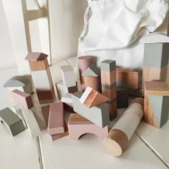 Toys Again.nl - 27 Stuks - Houten Blokken - Inclusief Zak - Baby - Kind - Bouwen - Stapelen -Goedkope Blokken Winkel 550x734 15